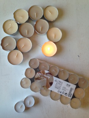 DIY Ikea Candles